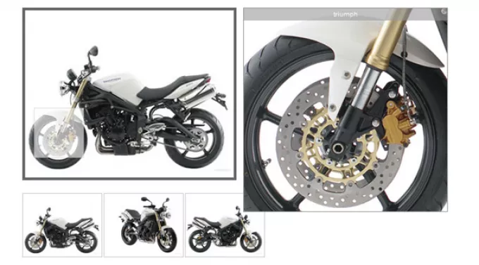 Просмотр изображений товара в интернет магазине