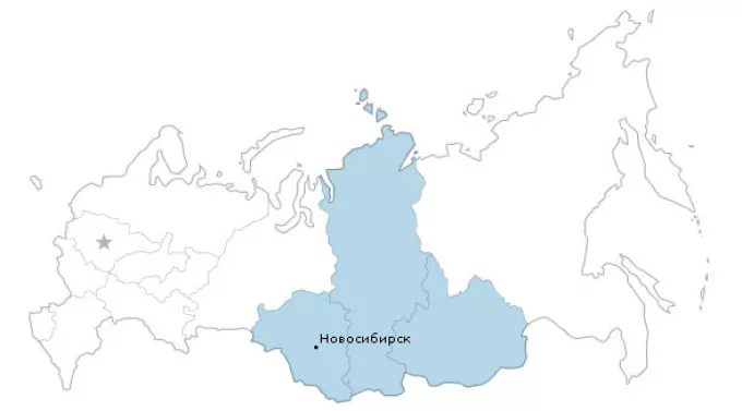 Карта Российской Федерации с выборкой по округам без javascript, чисто на CSS